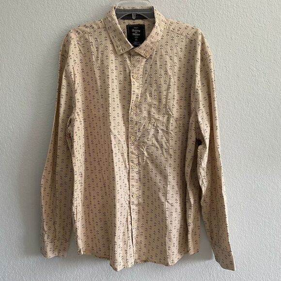 Artistry in Motion Geo Poplin Shirt Men’s Size XL - Picture 1 of 6